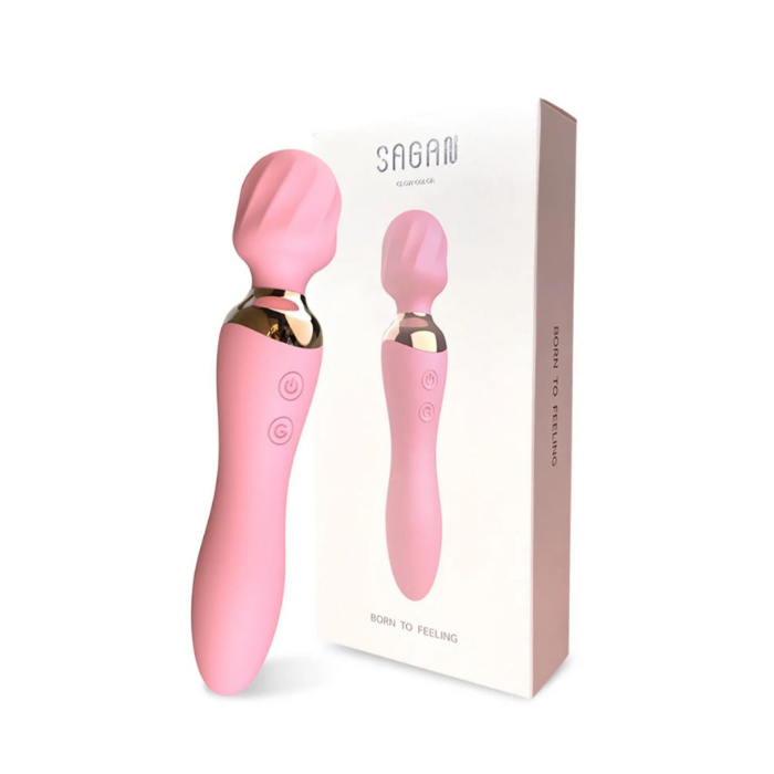 Hitachi Masajeador De Clitoris Vibrador Doble Motor 12 Modos De Vibración Superior e Inferior